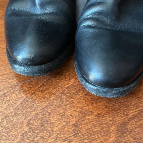 Roberto Del Carlo Black LeatherTall Riding Equestrian Boots, Size US 7.5 EU 37.5 - Picture 4 of 14